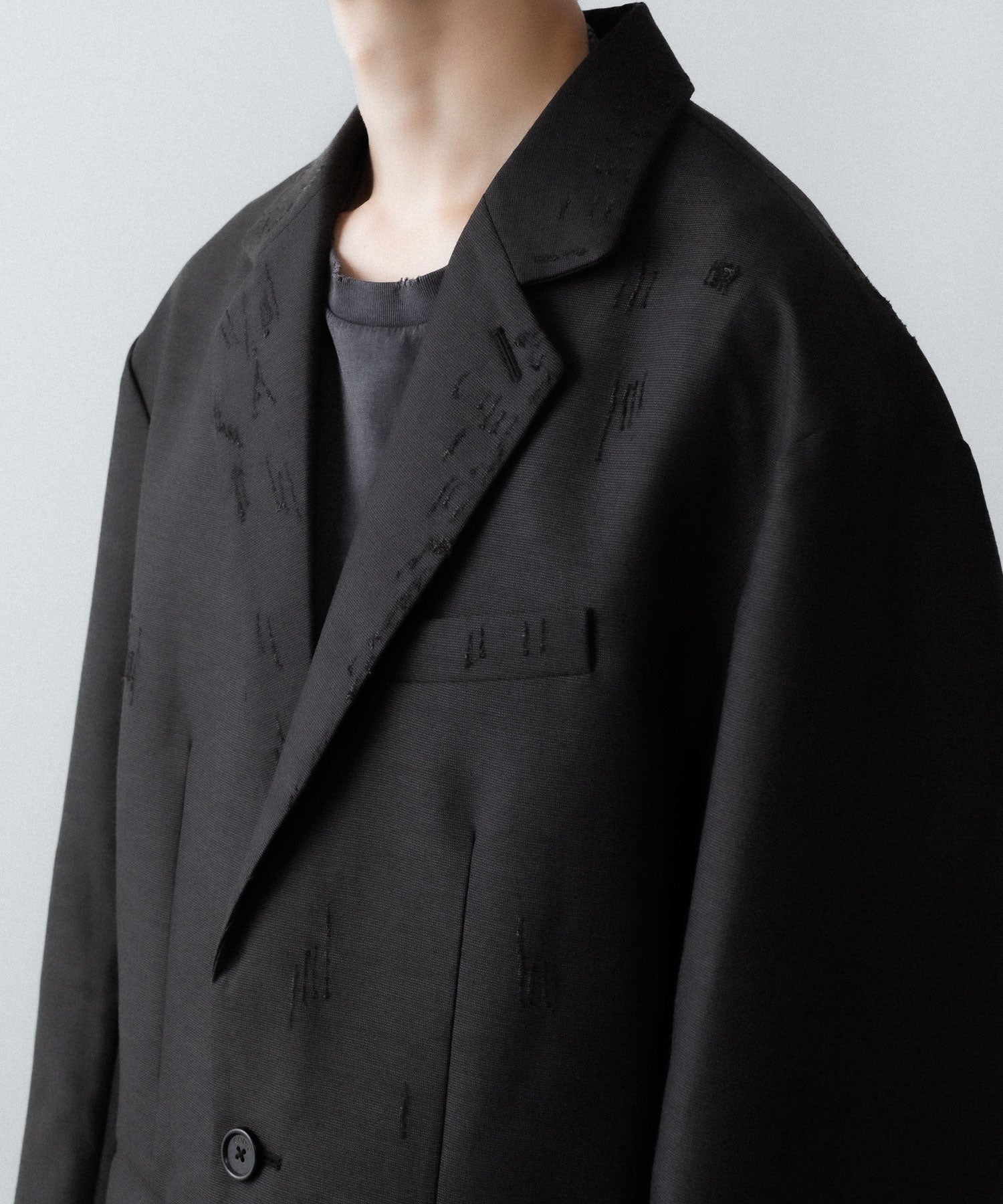 CODA コーダ BROWN WOOL POLY OVERSIZED ADAGIO DISTRESSED BLAZERのBROWN 公式通販サイトsession福岡セレクトショップ