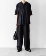 画像をギャラリービューアに読み込む, INTÉRIM - インテリムのSILK COTTON JERSEY DEADSTOCK FABRIC HYPER BIG SKIPPER SHIRTのVULCAN公式通販サイトsession福岡セレクトショップ
