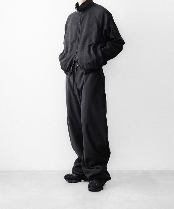 OPPOSE DUALITY-オポーズデュアリティのTWIST FLEECE TRSのBLACK公式通販サイトsession福岡セレクトショップ