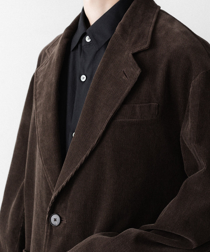 ssstein(シュタイン)のVINTAGE CORDUROY SINGLE BREASTED JACKET - BROWNの公式通販サイトsession福岡セレクトショップ