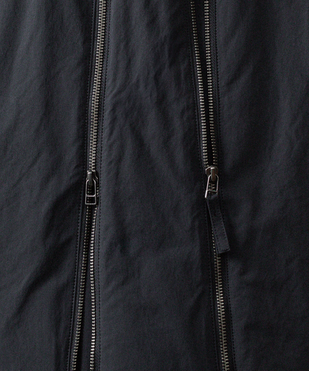 UJOH ウジョーのW ZIP VESTのBLACK 公式通販サイトsession福岡セレクトショップ