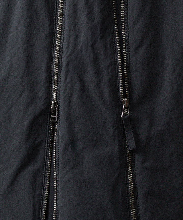 UJOH ウジョーのW ZIP VESTのBLACK 公式通販サイトsession福岡セレクトショップ