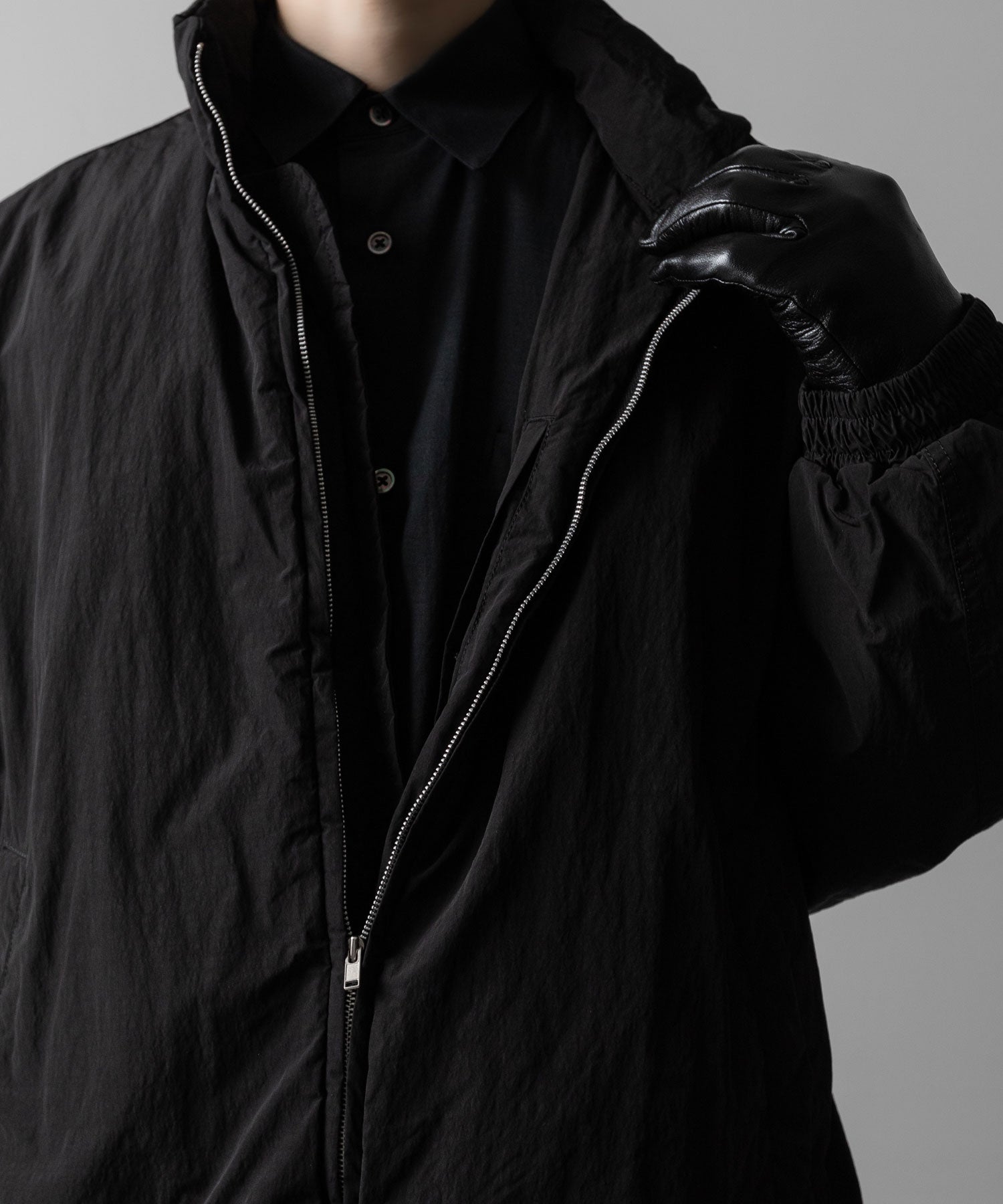 ssstein(シュタイン)のWINDPROOF NYLON PADDED JACKET - BLACKの公式通販サイトsession福岡セレクトショップ