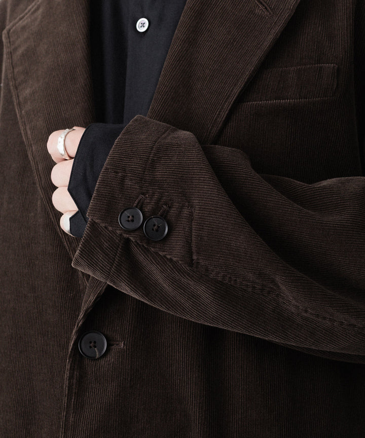 ssstein(シュタイン)のVINTAGE CORDUROY SINGLE BREASTED JACKET - BROWNの公式通販サイトsession福岡セレクトショップ