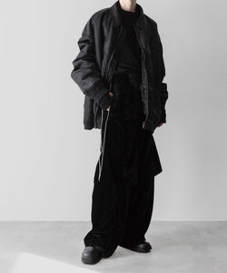 【SUBLATIONS】VELVET TRANSFORM EASY TRACK PANTS - BLACK