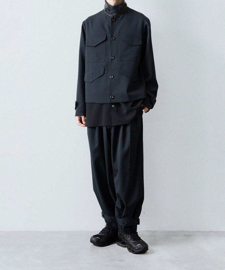 UJOH - ウジョーのTAB BELT PNTのGRAYISH NAVY公式通販サイトsession福岡セレクトショップ