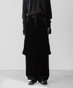 画像をギャラリービューアに読み込む, 【SUBLATIONS】VELVET TRANSFORM EASY TRACK PANTS - BLACK
