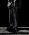 【ssstein × UMBRO】LINEN/NYLON TRACK TROUSERS - BLACK