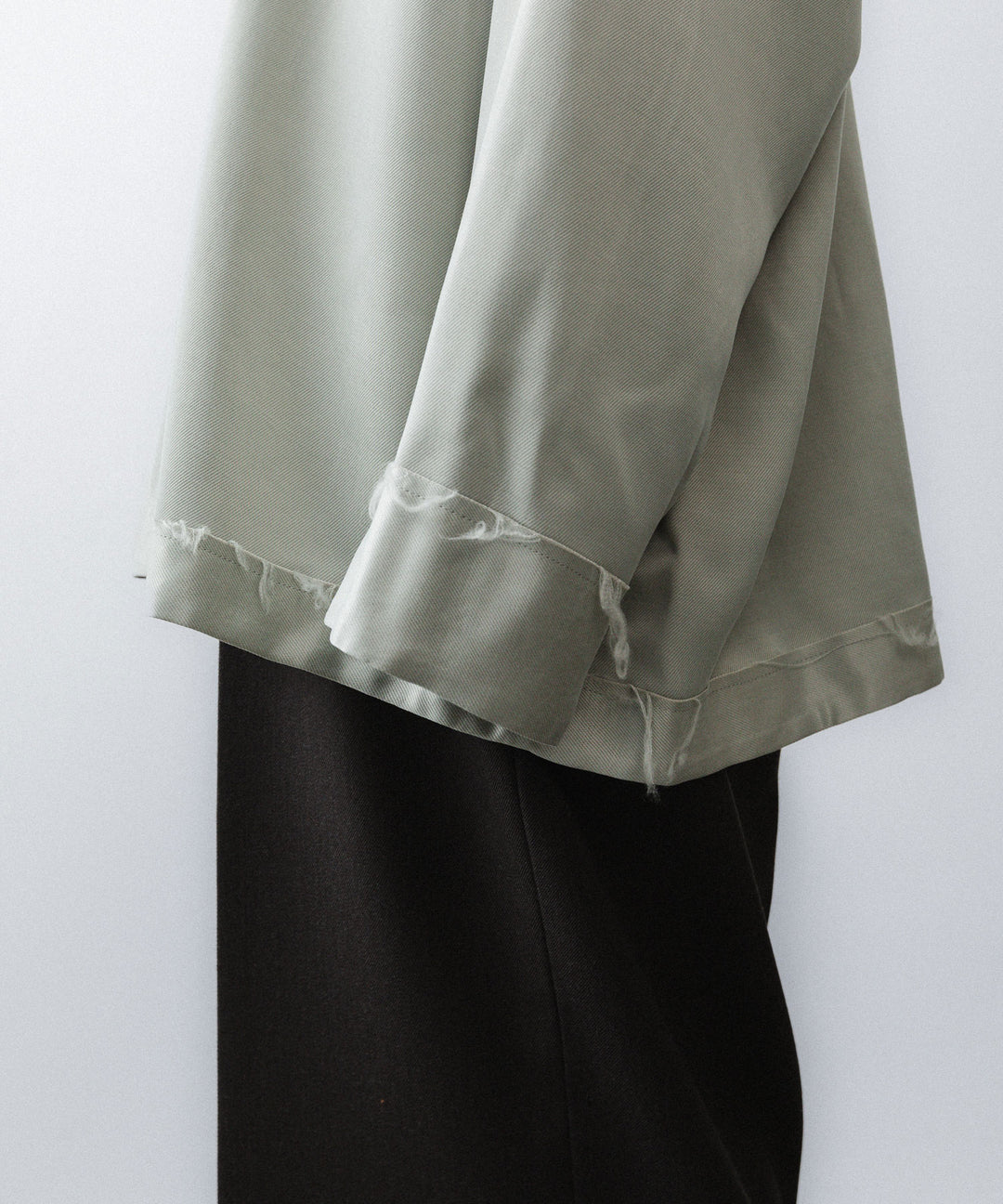 YUTASETOGAWA-ユウタセトガワのCOMFORT SHIRT-CUPROのGRAY公式通販サイトsession福岡セレクトショップ