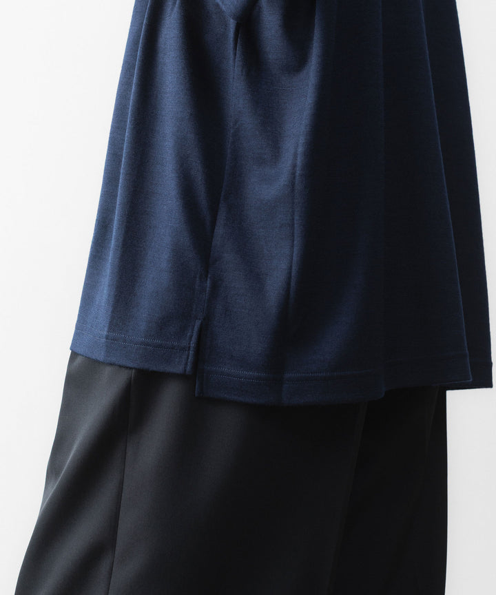 WWW WRAPINKNOT wool wearのS/S POLO SHIRTのNAVY 公式通販サイトsession福岡セレクトショップ