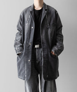 SUBLATIONS サブレーションズのMOLESKINE PRISONER COVERALL JACKET - BLACKの公式通販サイトsession福岡セレクトショップ