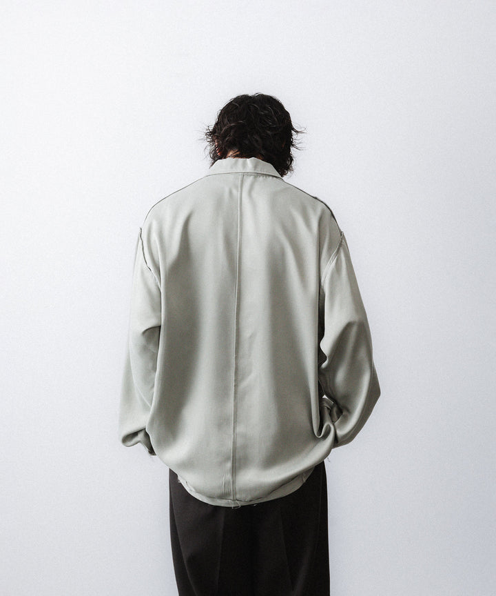 YUTASETOGAWA-ユウタセトガワのCOMFORT SHIRT-CUPROのGRAY公式通販サイトsession福岡セレクトショップ