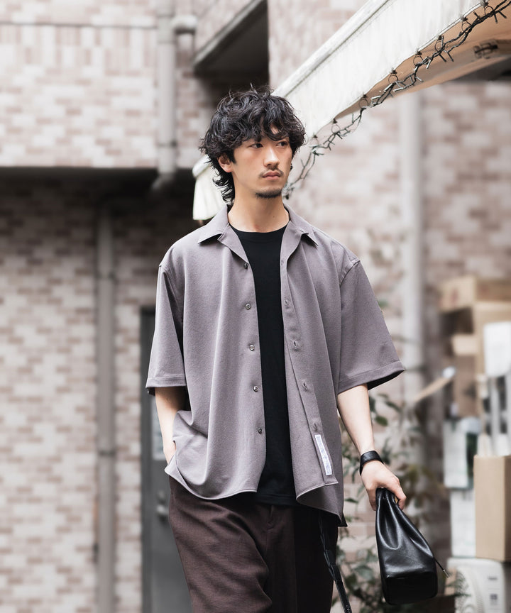 【KANEMASA PHIL.】36G CUPRO ETHER SHIRT - CHARCOAL