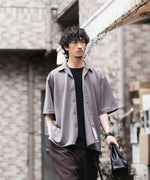 画像をギャラリービューアに読み込む, 【KANEMASA PHIL.】36G CUPRO ETHER SHIRT - CHARCOAL
