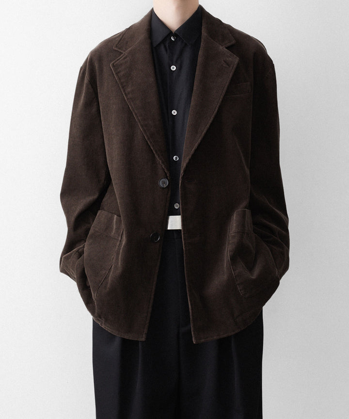 ssstein(シュタイン)のVINTAGE CORDUROY SINGLE BREASTED JACKET - BROWNの公式通販サイトsession福岡セレクトショップ
