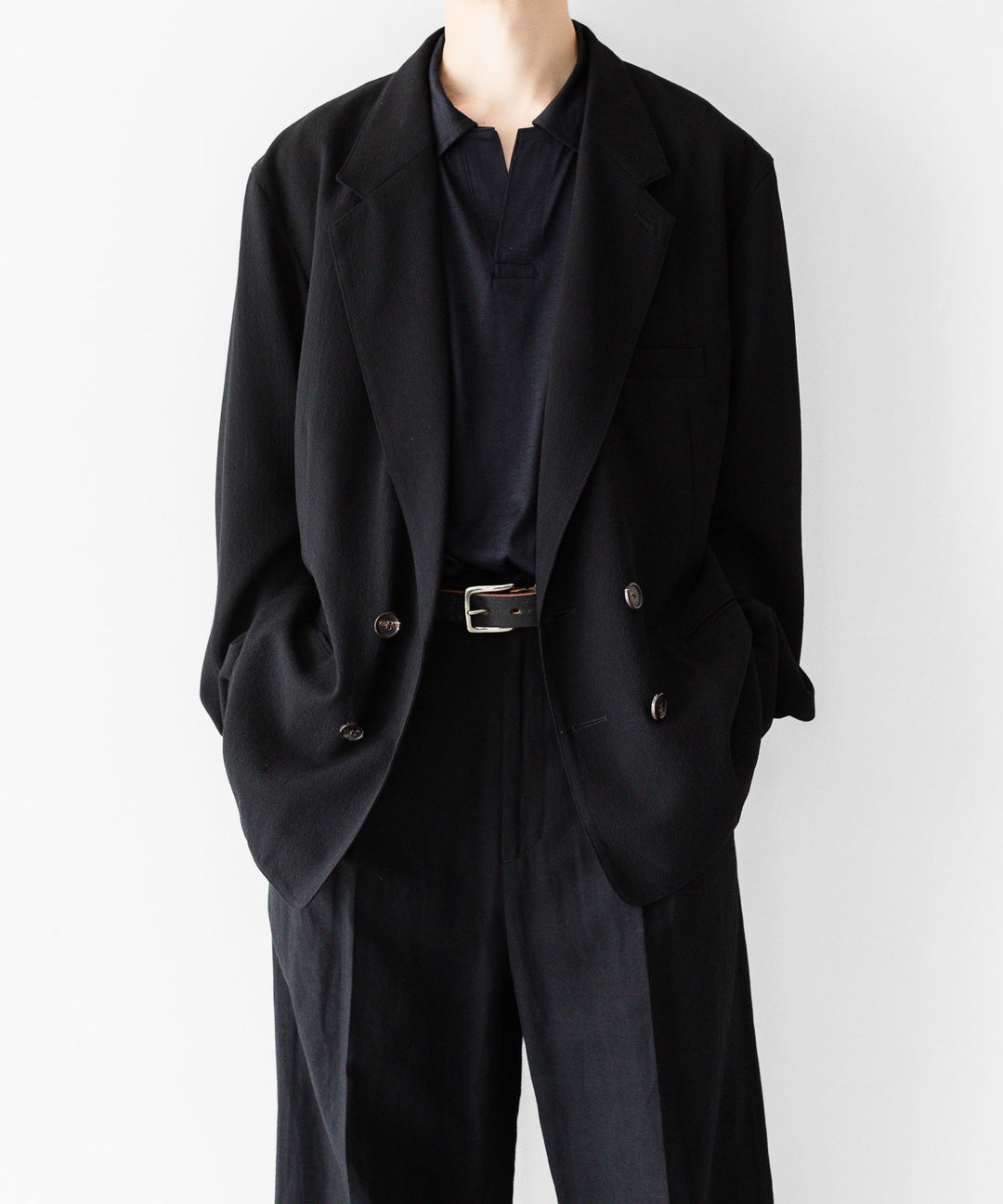 INTÉRIM - インテリムのSILK COTTON JERSEY DEADSTOCK FABRIC HYPER BIG SKIPPER SHIRTのVULCAN公式通販サイトsession福岡セレクトショップ