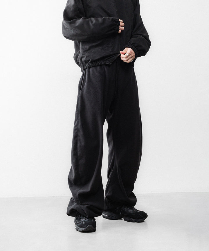 【OPPOSE DUALITY】TWIST FLEECE TRS - BLACK