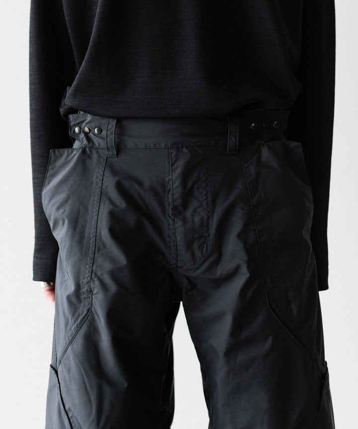 OPPOSE DUALITY オポーズデュアリティの8 POCKET PANEL WIDE SHELL TRSのBLACK 公式通販サイトsession福岡セレクトショップ