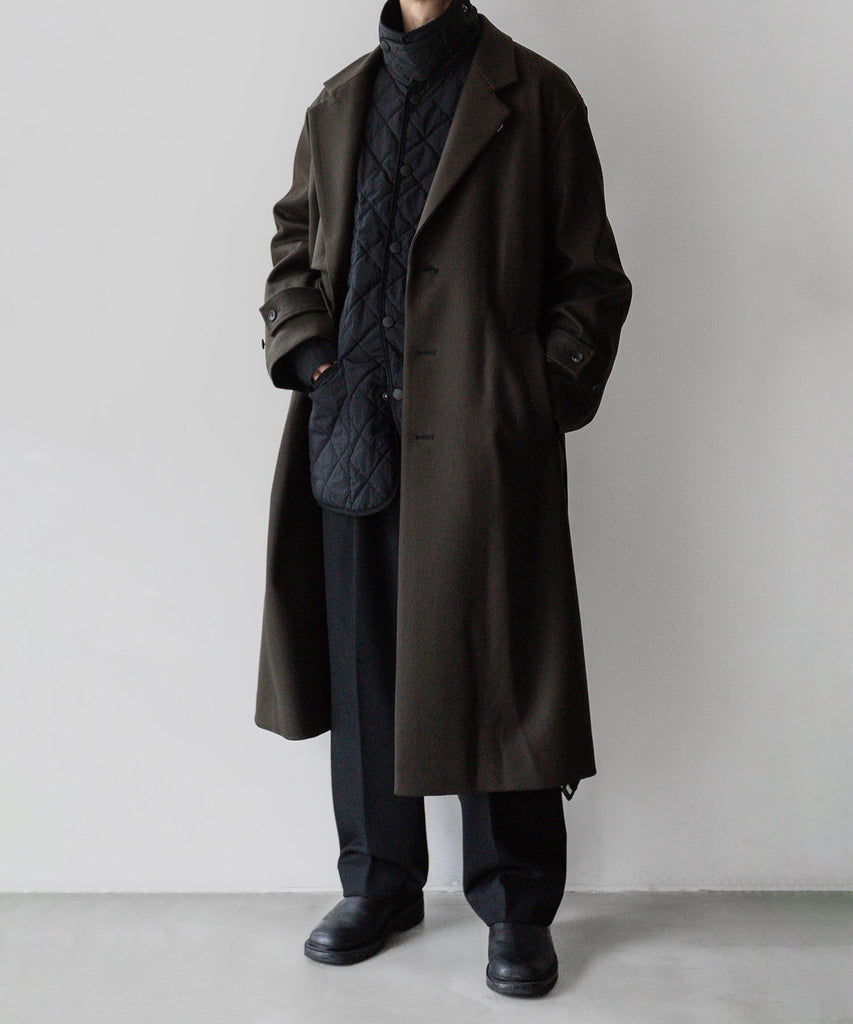 stein / シュタイン】LAY CHESTER COAT - MILITARY KHAKI | 公式通販