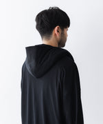 画像をギャラリービューアに読み込む, WWW WRAPINKNOT wool wearのZIP HOODIEのBLACK 公式通販サイトsession福岡セレクトショップ
