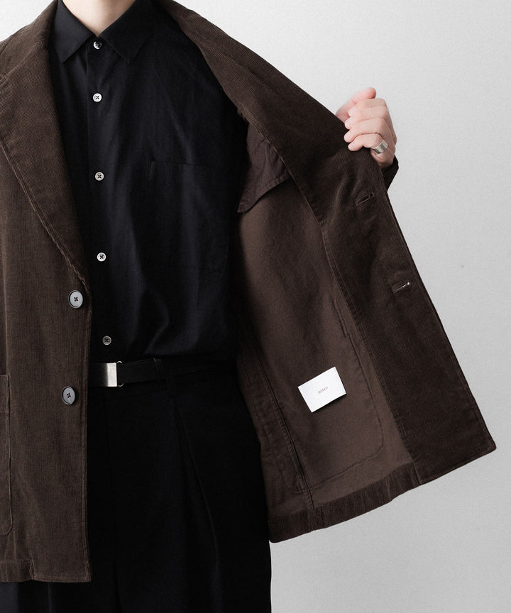 ssstein(シュタイン)のVINTAGE CORDUROY SINGLE BREASTED JACKET - BROWNの公式通販サイトsession福岡セレクトショップ