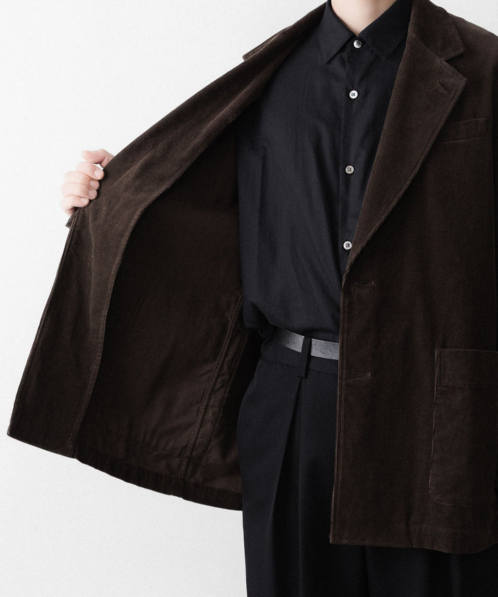 ssstein(シュタイン)のVINTAGE CORDUROY SINGLE BREASTED JACKET - BROWNの公式通販サイトsession福岡セレクトショップ