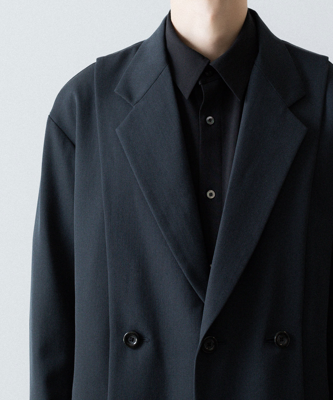 UJOH - ウジョーのCUT UP DROP SHOULDER JKTのGRAYISH NAVY公式通販サイトsession福岡セレクトショップ