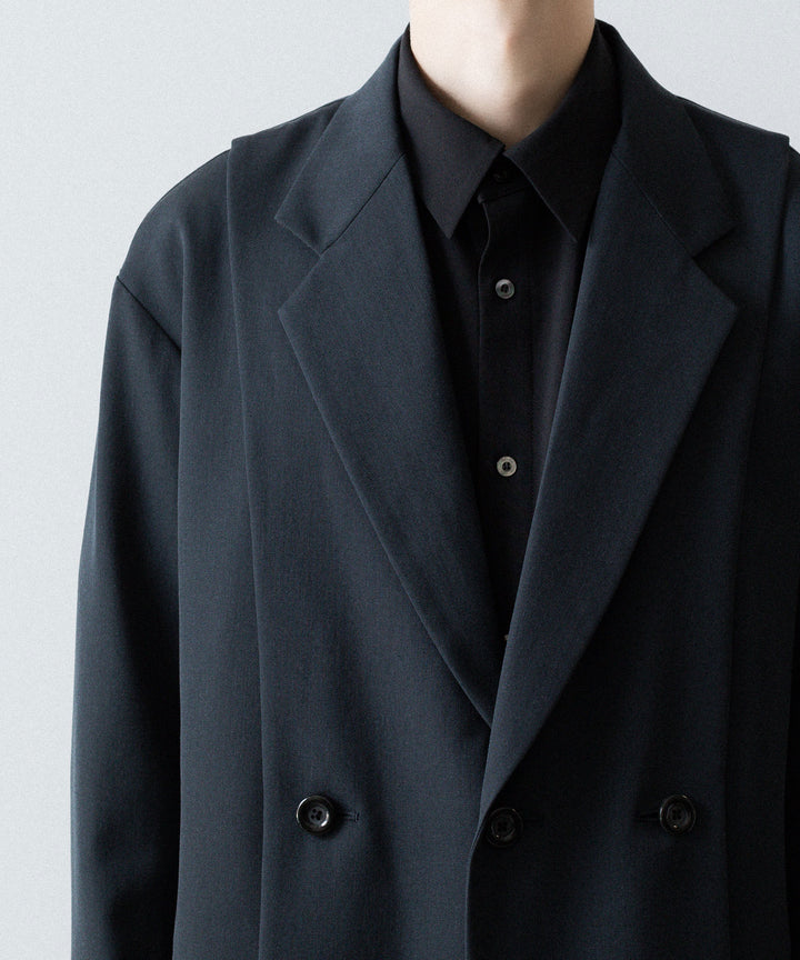 UJOH - ウジョーのCUT UP DROP SHOULDER JKTのGRAYISH NAVY公式通販サイトsession福岡セレクトショップ