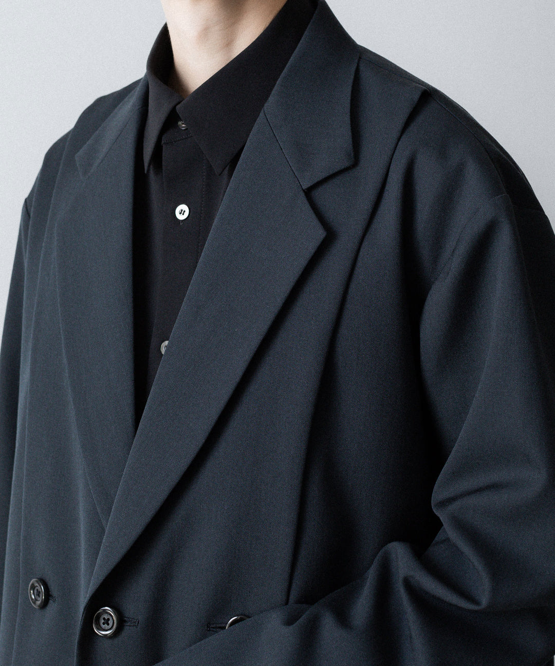 UJOH - ウジョーのCUT UP DROP SHOULDER JKTのGRAYISH NAVY公式通販サイトsession福岡セレクトショップ