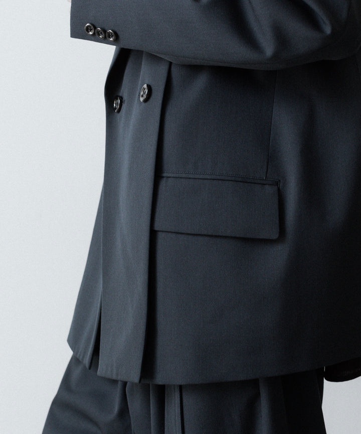 UJOH - ウジョーのCUT UP DROP SHOULDER JKTのGRAYISH NAVY公式通販サイトsession福岡セレクトショップ
