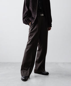 ssstein / シュタイン】FLARE TROUSERS - GREY KHAKI | 公式通販サイト
