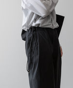 画像をギャラリービューアに読み込む, 【ANTHEM A】COTTON TWILL NO-BRAINER PANTS - BLACK
