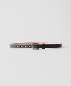 【INTÉRIM】20mm OAK BARK LEATHER BELT - BLACK