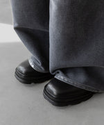 画像をギャラリービューアに読み込む, SUBLATIONS サブレーションズのMOLESKINE 2TUCK WIDE BAGGY PANTS - BLACKの公式通販サイトsession福岡セレクトショップ
