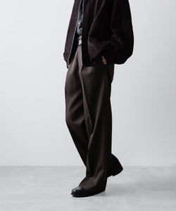 ssstein / シュタイン】FLARE TROUSERS - GREY KHAKI | 公式通販サイト
