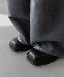 SUBLATIONS サブレーションズのMOLESKINE 2TUCK WIDE BAGGY PANTS - BLACKの公式通販サイトsession福岡セレクトショップ