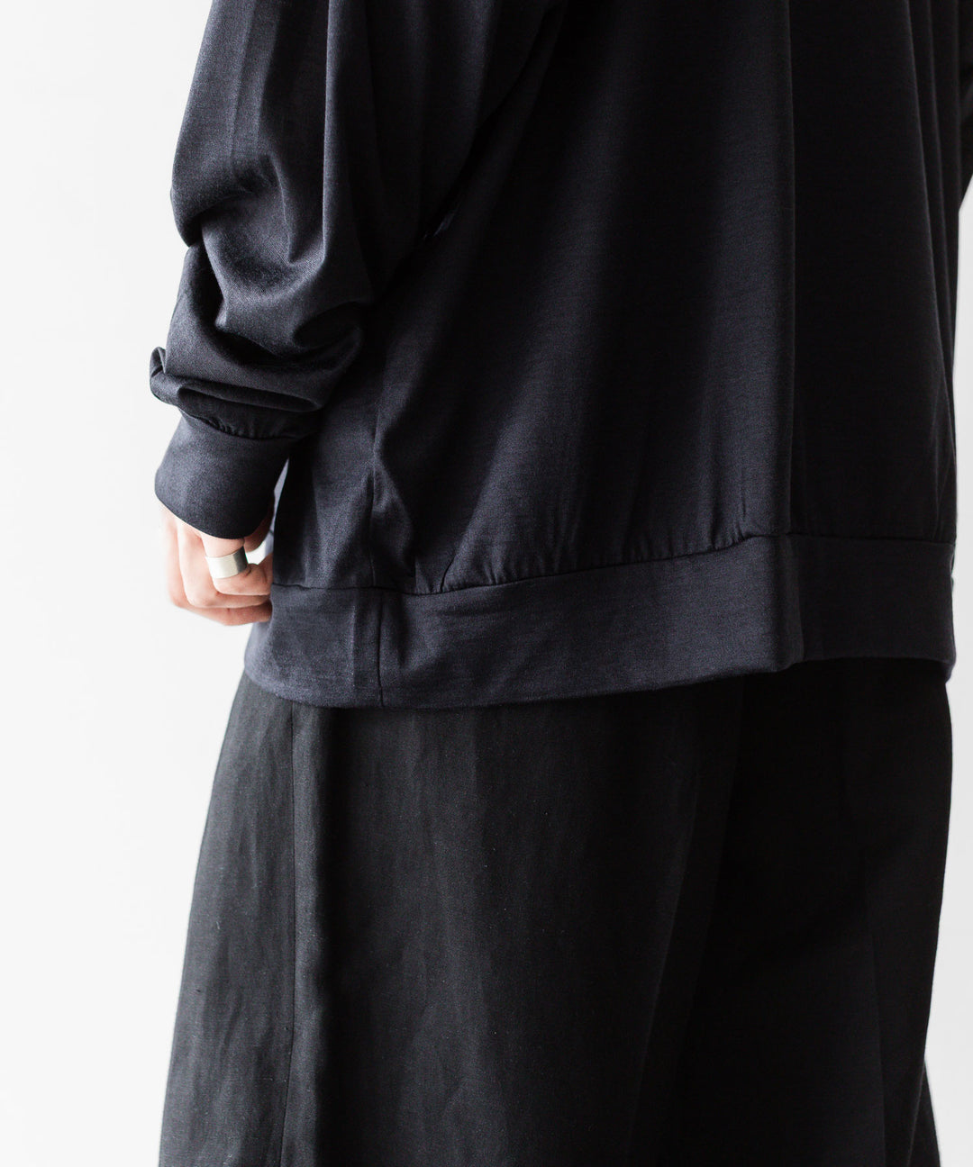 INTÉRIM インテリムのSILK COTTON JERSEY DEADSTOCK FABRIC HYPER BIG LONG POLO SHIRTのVULCAN 公式通販サイトsession福岡セレクトショップ