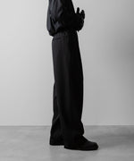 画像をギャラリービューアに読み込む, ssstein(シュタイン)のTWIST SEAM WIDE EASY TROUSERS - BLACKの公式通販サイトsession福岡セレクトショップ
