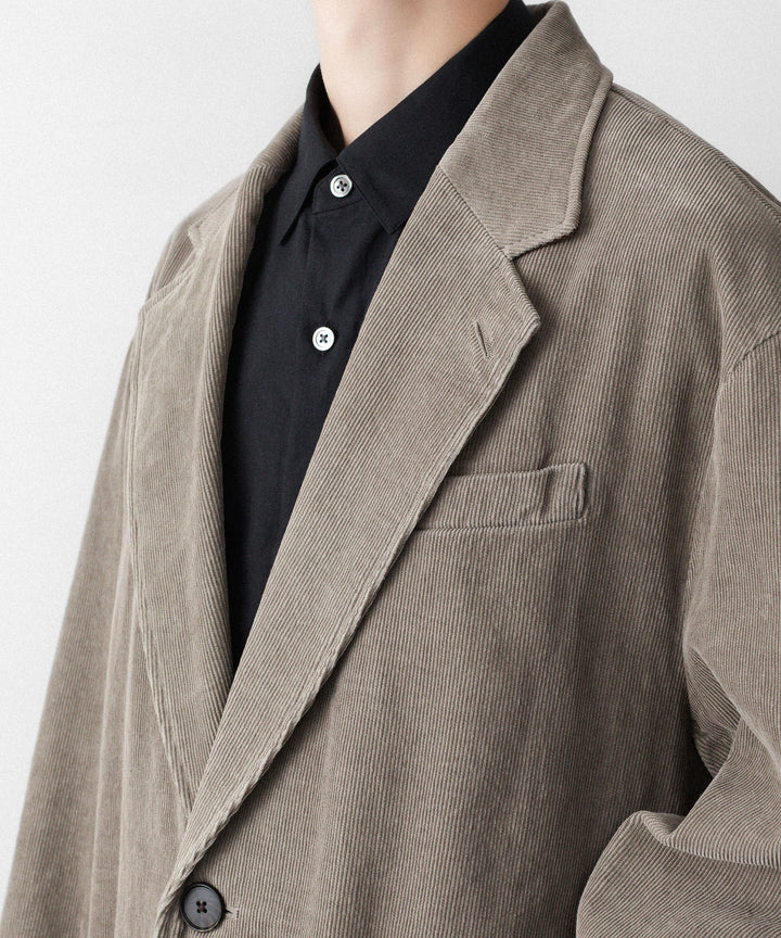 ssstein(シュタイン)のVINTAGE CORDUROY SINGLE BREASTED JACKET - TAUPEの公式通販サイトsession福岡セレクトショップ