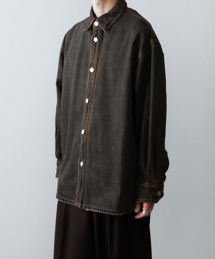 CODA コーダ BLACK BROWN WASH DENIM SHIRT JACKETのBLACK BROWN公式通販サイトsession福岡セレクトショップ