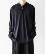 画像をギャラリービューアに読み込む, INTÉRIM インテリムのSILK COTTON JERSEY DEADSTOCK FABRIC HYPER BIG LONG POLO SHIRTのVULCAN 公式通販サイトsession福岡セレクトショップ
