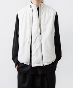 UJOH】W ZIP VEST - IVORY | 公式通販サイト session(セッション)