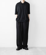 画像をギャラリービューアに読み込む, WWW ラッピンノットウールウェア S/S POLO-SHIRTのBLACK 公式通販サイトsession福岡セレクトショップ
