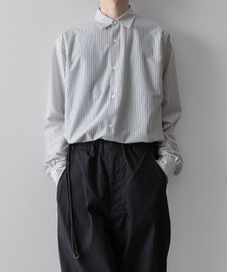 【ANTHEM A】COTTON TWILL NO-BRAINER PANTS - BLACK