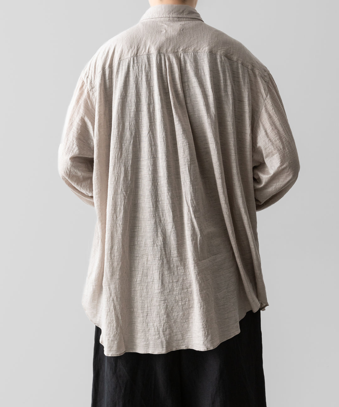 KANEMASA PHIL.-カネマサフィル28G ATMOSPHERE RAMIE L/S SHIRTのKHAKI 公式通販サイトsession福岡セレクトショップ