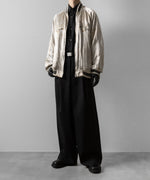 画像をギャラリービューアに読み込む, ssstein(シュタイン)×KEITAMARUYAMAのVINTAGE SATIN / VELVET REVERSIBLE ZIP JACKET - GREIGE×BLACKの公式通販サイトsession福岡セレクトショップ
