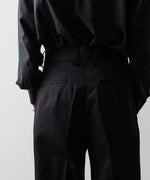 画像をギャラリービューアに読み込む, ssstein(シュタイン)のFLARE TROUSERS - BLACKの公式通販サイトsession福岡セレクトショップ
