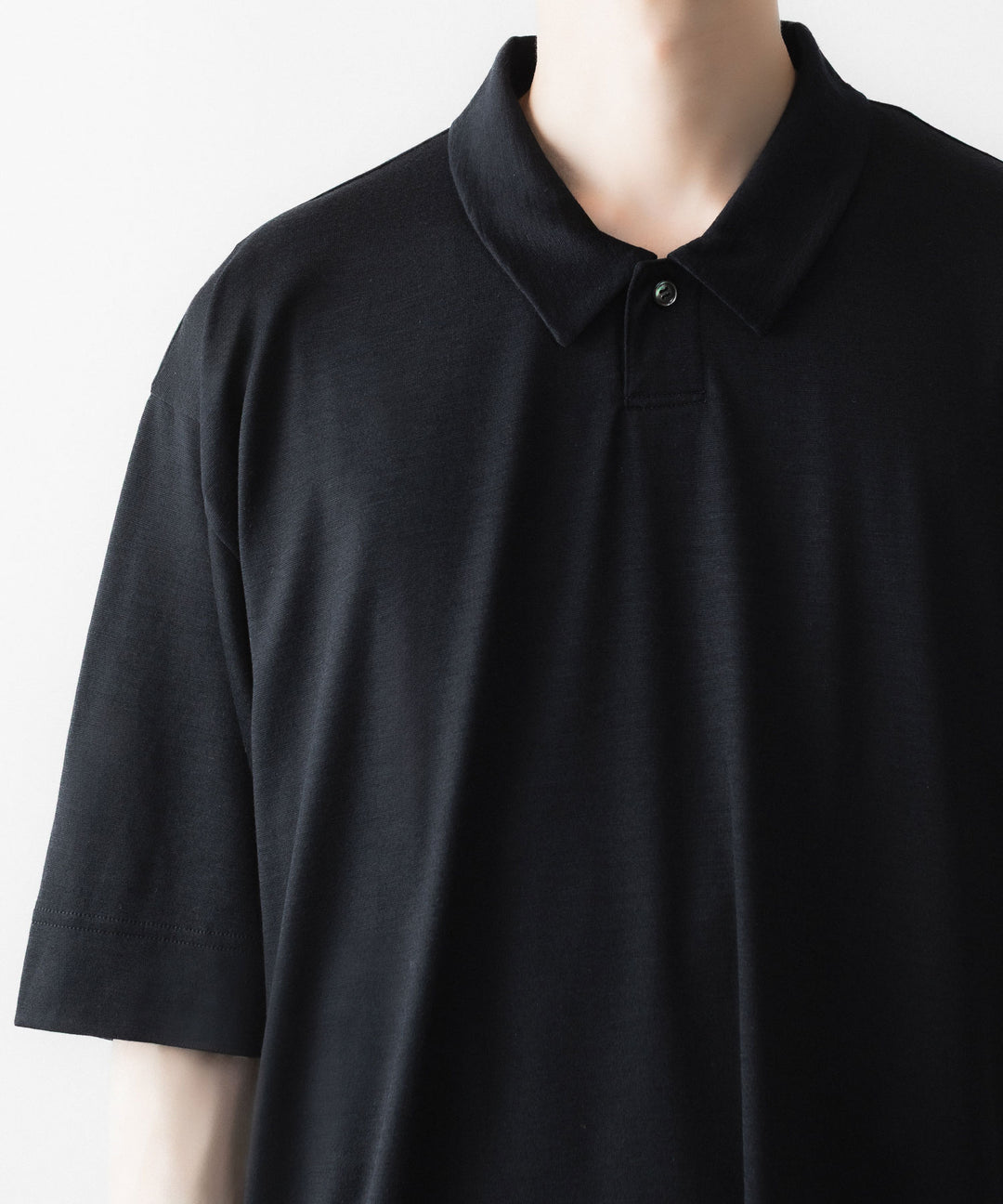 WWW ラッピンノットウールウェア S/S POLO-SHIRTのBLACK 公式通販サイトsession福岡セレクトショップ