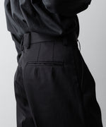 画像をギャラリービューアに読み込む, ssstein(シュタイン)のFLARE TROUSERS - BLACKの公式通販サイトsession福岡セレクトショップ
