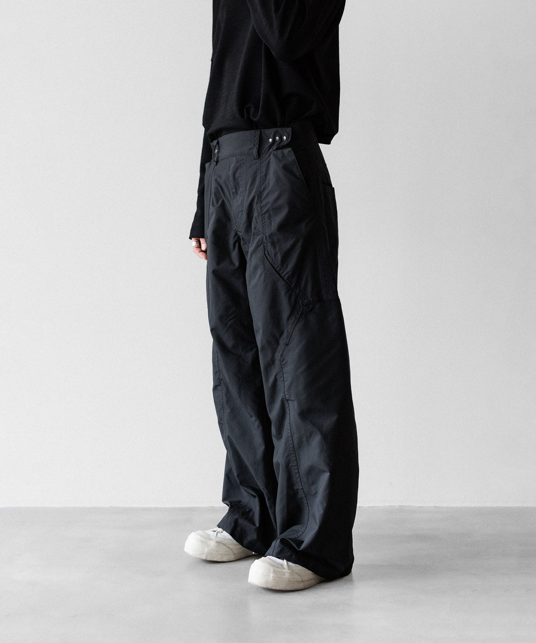 OPPOSE DUALITY オポーズデュアリティの8 POCKET PANEL WIDE SHELL TRSのBLACK 公式通販サイトsession福岡セレクトショップ